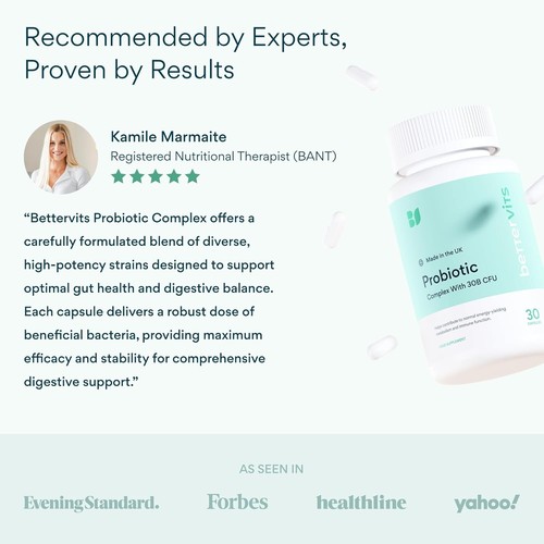 Bettervits Probiotics for Gut Health | 30 Billion CFU for Adults - Picture 3 of 6