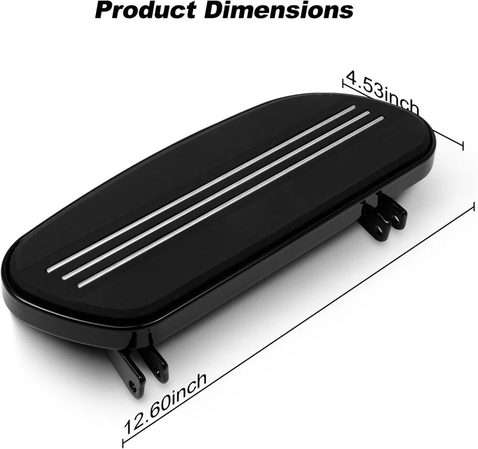 Estriberas estriberas conductor conductor para Harley Heritage Softail FLSTC 1988-2017 Foto 4 de 4