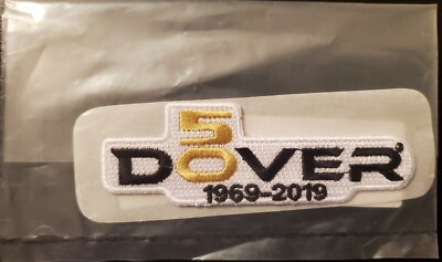 Dover Speedway Dover 50th 1969-2019 Embroidered Patch Winner Kyle Larson & MTJ