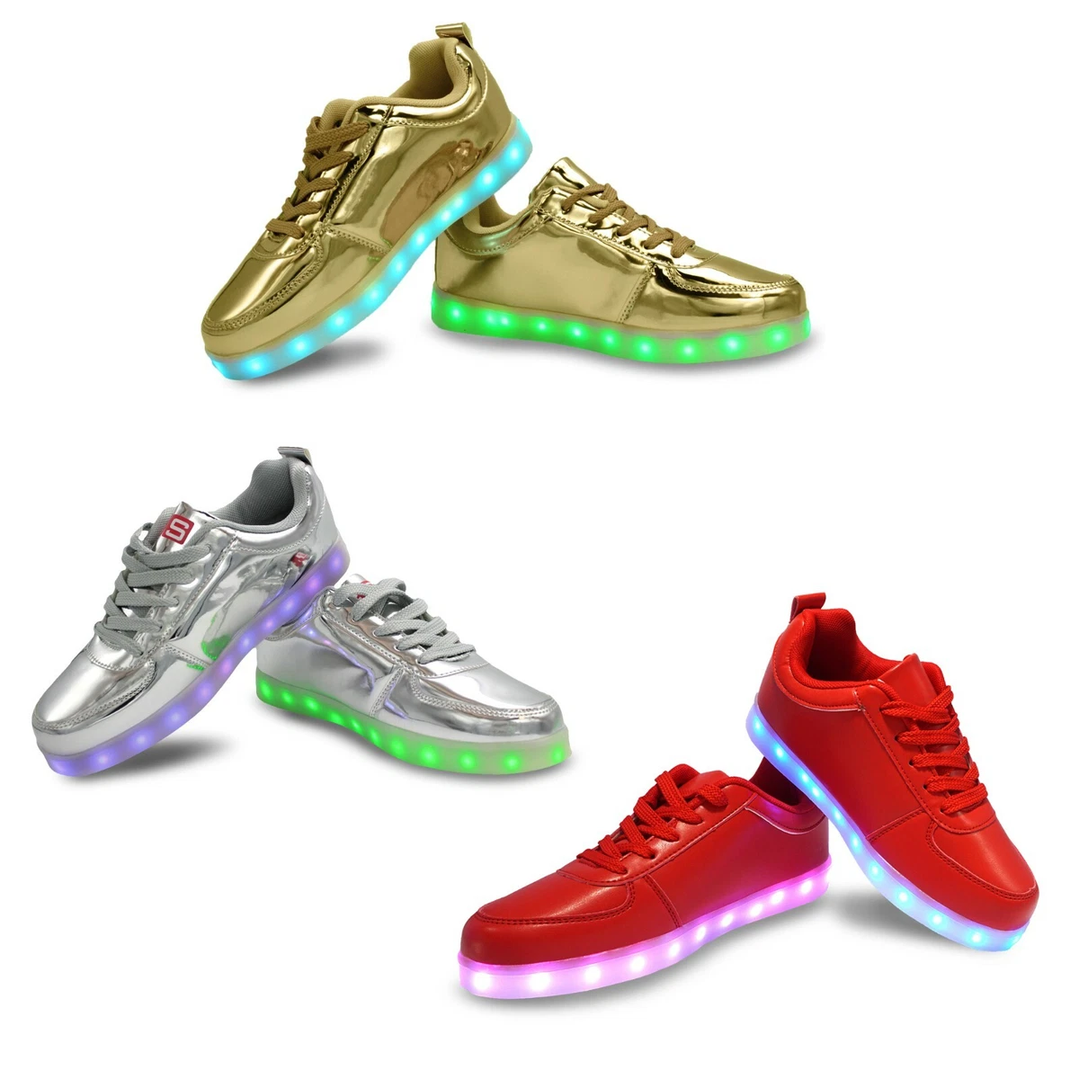 Kids Sports Shoes Frozen Light Up Sneakers Kids Led Light Up Sneakers |  Fruugo MY