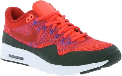 Original Damen Nike Air Max 1 Flyknit University Rot Sneaker 859517 600 
