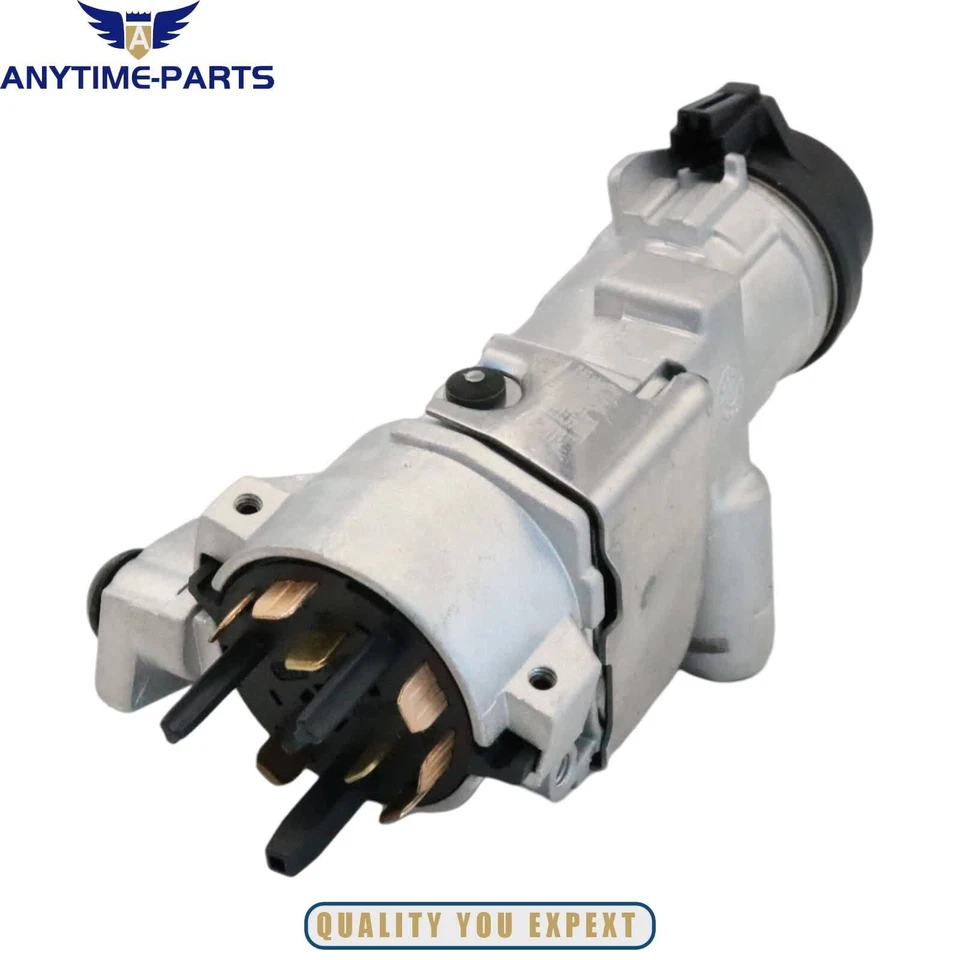 For Audi 00-06 TT Ignition Lock Cylinder Assembly With Key Shells 4B0905851P - Image 3 of 4