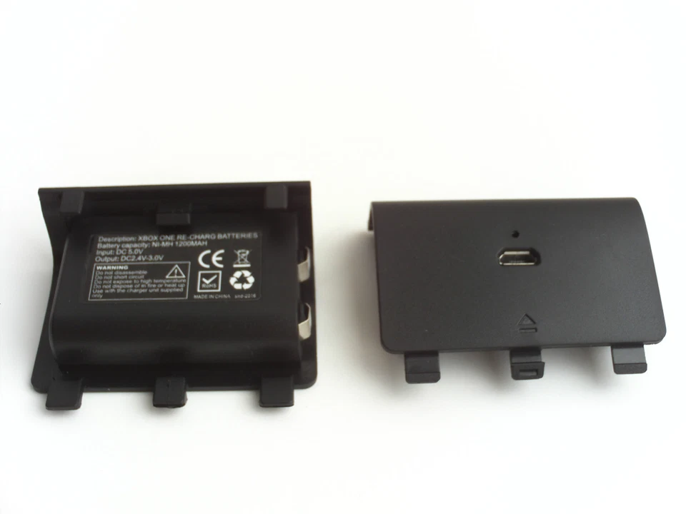 2 New Rechargeable Battery Packs Microsoft XBOX ONE Wireless Controller Charger - Image 3 of 4