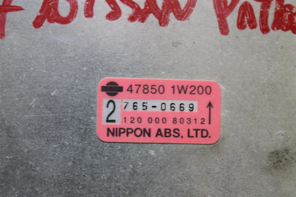 478501W200 Nissan Pathfinder 1997-98 ABS sistema de frenos módulo 530 3D2 Foto 4 de 4