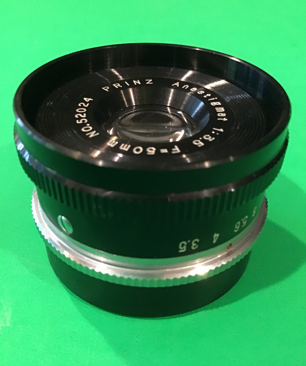 Prinz Anastigmat Japan F=50mm 1:3.5 vintage photography film