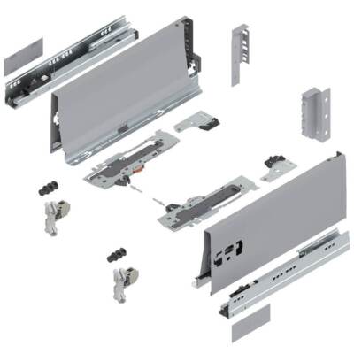 siwitec Blum TANDEMBOX antaro Schubkasten K TIP-ON BLUMOTION INSERTA Grau
