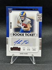 JAKE FUNK 2021 Contenders AUTO Rookie Ticket RC LA Rams