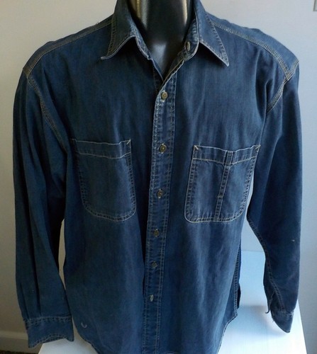GAP BLUE JEANS LS Denim Button Front 