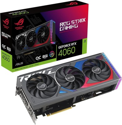 High-Performance GeForce RTX 4060 OC 8GB with Axial-tech Cooling & Aura Sync