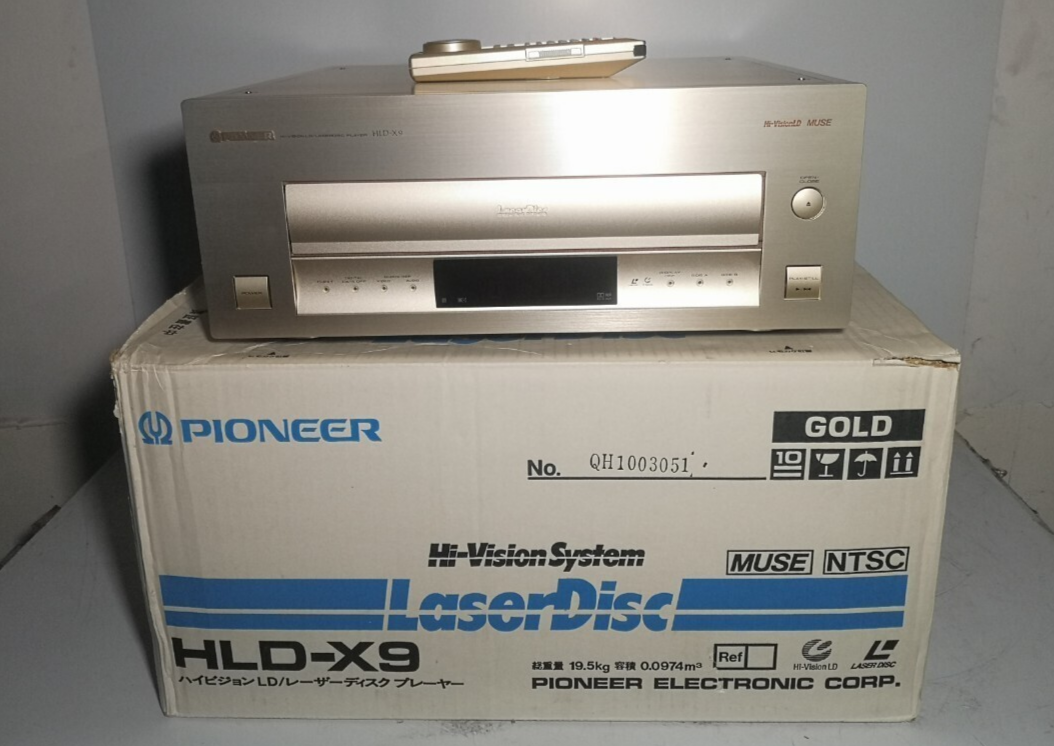 Pioneer HLD-X9 Hi-Vision LD Muse Gold Laser Disc Player Used From