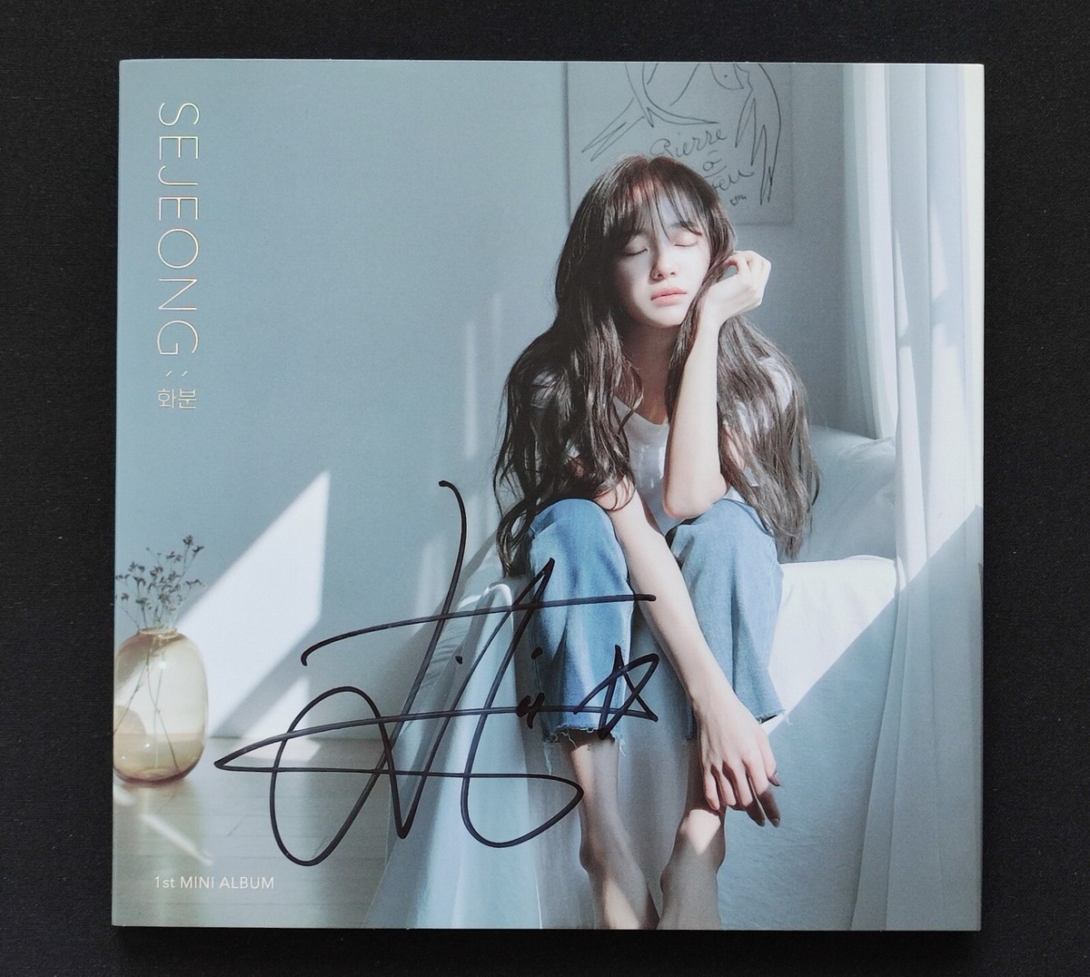 Kim Sejeong real hand signed autographed PROMO album IOI kpop | eBay