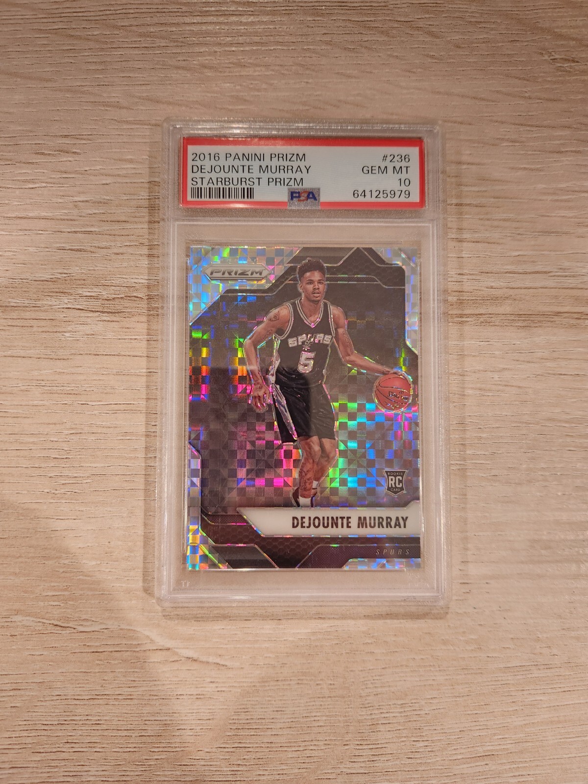 2016 Panini Prizm - DEJOUNTE MURRAY RC Rookie Starburst (PSA 10) LOW POP 🔥🔥
