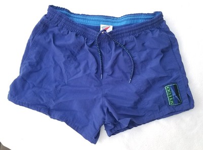 80s style swim trunks