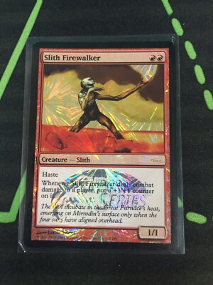 MTG Magic The Gathering Slith Firewalker Unique Foil Promo Red Commander LP