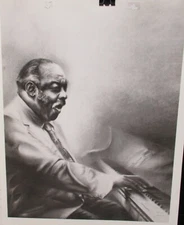 DOUG BOOMHOWER "BASIE" LIMITED EDITION HAND SIGNED OFFSET LITHOGRAPH 