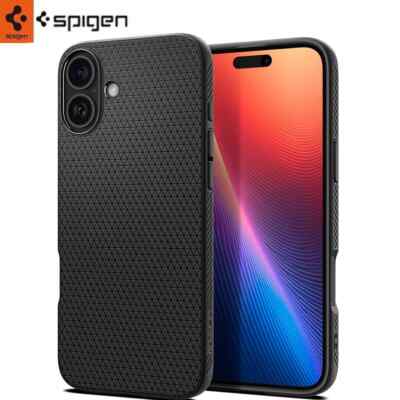 Spigen Handyhülle für Apple iPhone 16 Schutzhülle Hülle Case Cover Schwarz