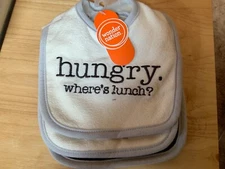 NWT WONDER NATION 3-Pack Baby Boy's Bibs