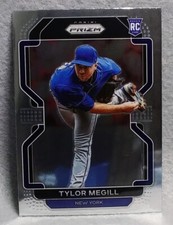 Tylor Megill 2022 Panini Prizm Baseball, Tier III Base Silver #254, Mets