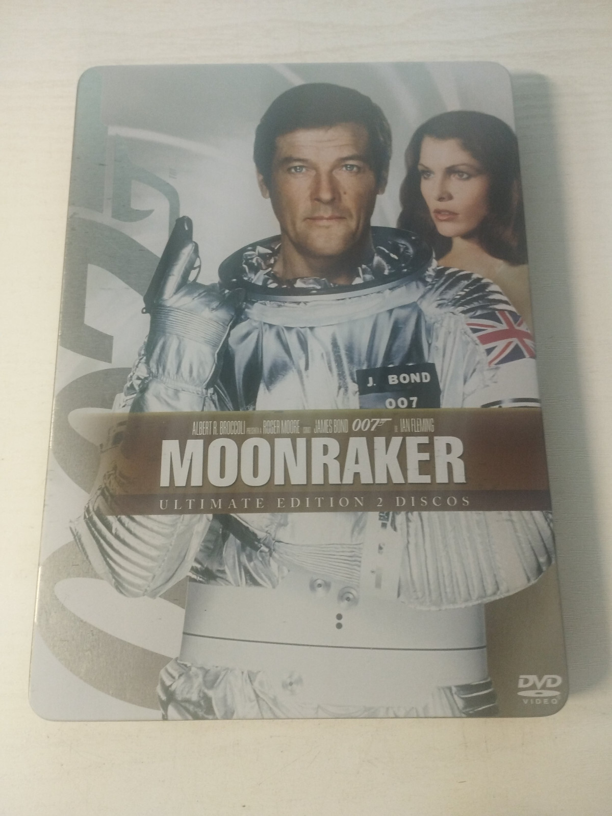 007 James Bond Moonraker Roger Moore - DVD Steelbook Spanish English Region 2 Am