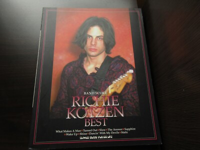 Ritchie Kotzen Best Japan Band Score Song Book Guitar TAB Mr. Big