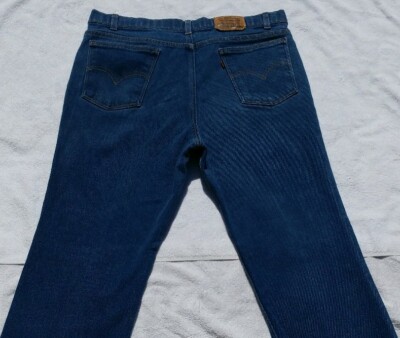 VTG LEVIS 80s 40547 2317 Men's Straight ACTION Blue Jeans Tag