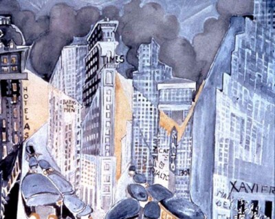 Times Square Zelda Fitzgerald 1944 American Modernist Art Deco