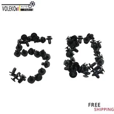 50Pcs Fit For Mitsubishi Subaru Bumper Fender Liner Push Clips MR288150 NEW