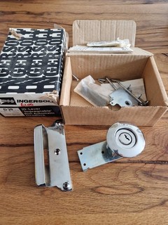 INCOMPLETE SET Ingersoll D20 Automatic Rim Nightlatch Front Door Lock Deadlock
