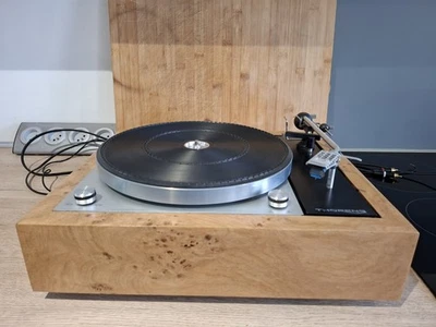 Coffrage Lourd Pour Thorens TD150 En Loupe De Chêne Wood Case Thorens - Photo 1/4