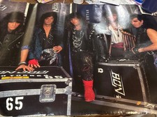 Bon Jovi Slippery When Wet 1987 Poster Funky Enterprises 3102 Vint  1987 Signed