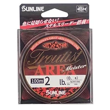 Sunline Nylon Line Torautisuto Area Meister 100M 0.4 No. 2Lb Flash Orange