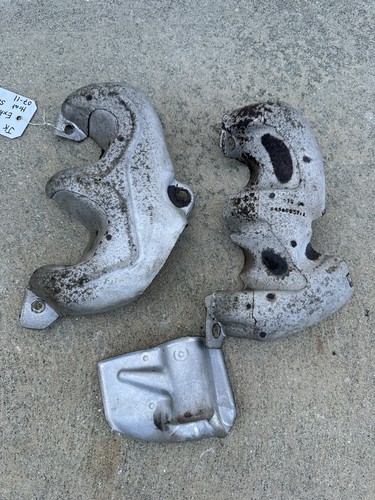 07-11 Jeep Wrangler JK 3.8L 6cyl Exhaust Manifold Heat Shield Pair