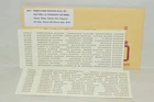HO scale decals Middle Division HPS-7 Pennsylvania RR passenger car names