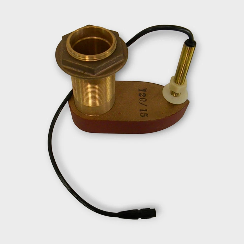 Si-Tex 50/200 khz Dual Stem Model 400 Transducer NEW Complete Thru Hull - Image 2 of 4