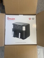 Image of Swan SD60440 - 7.6L Dual Digital Air Fryer Black
