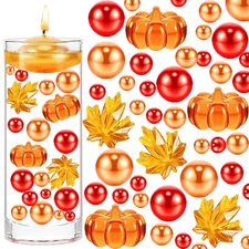 Best 111pcs Thanksgiving Vases Filler Set Faux for Fall Centerpiece Halloween