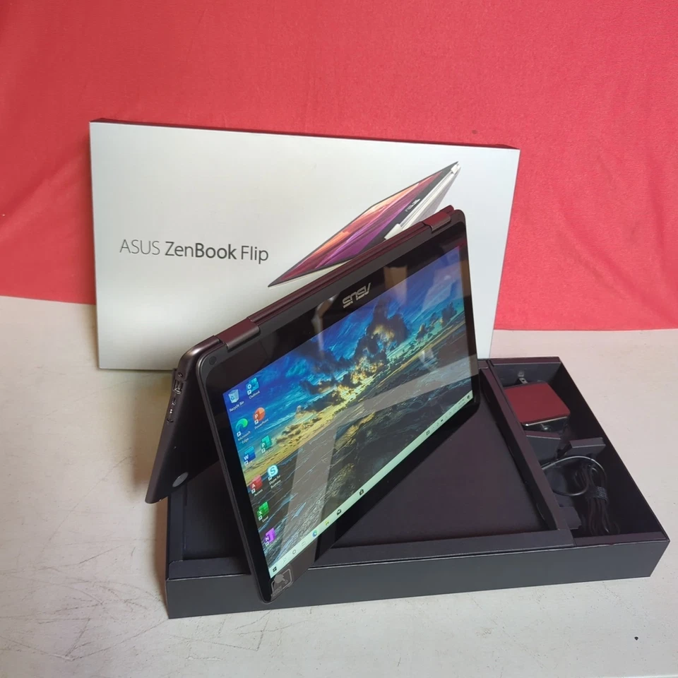 ASUS ZenBook Flip UX360CA 13.3in. Touch Intel M3 8GB 256GB + Case + MS OFFICE - Image 2 of 4