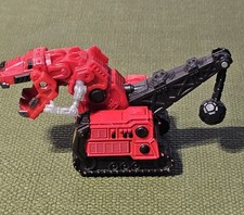 Dreamworks Mattel Dinotrux Ty Rux Diecast 2015 Red Dinosaur Figure Car Used HTF