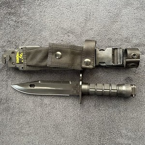 個人装備 BUCK KNIVES M9 BAYONET BUCK 188~ Original Knife, Sheath, & Folder~ M9 Phrobis III