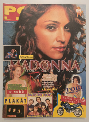 Madonna - Very rare magazine from Slovakia from 1998 ( Full magazine )