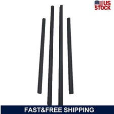Window Moulding Trim Seal Belt 4pcs Fits 01-06 Nissan Sentra Replacement