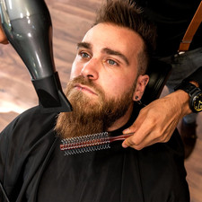 Small Brush for Short and Medium Hair, Blow Drying, Men's Beard Styling, Prof...