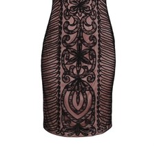 Sue Wong Embroidered Swirl Party Dress Size 0