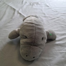 Eden Gray Manatee Plush Stuffed Animal Small Soft Sea Cow Toy Figure Cute Pet