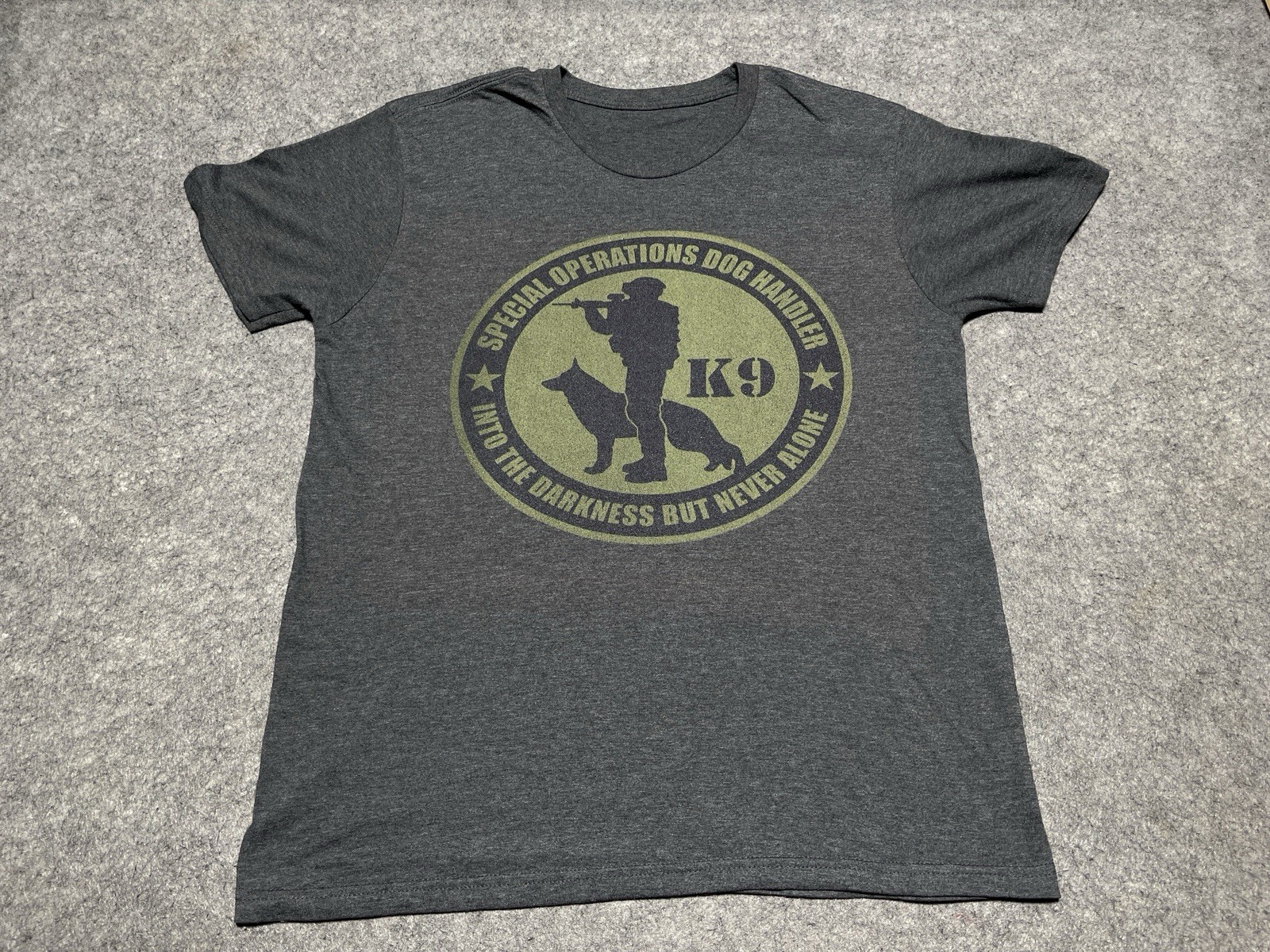 K9 Special Operator Dog Handler Gray Medium Never… - image 1