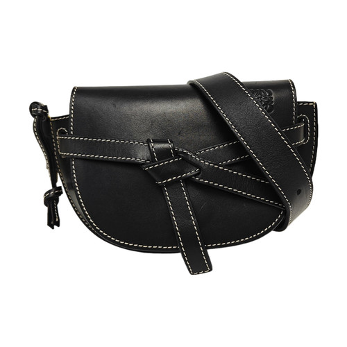 LOEWE Gate Mini bags Leather Black Free Shipping | Duties Paid