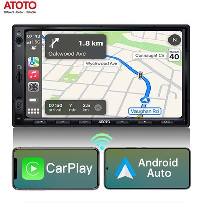 ATOTO Android 7Zoll Doppel-DIN Autoradio CarPlay Android Auto DSP RDS Mirrorlink