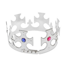 Couronne de roi majestueuse de luxe pour enfants, chapeau, déguisement,