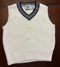Kitestrings by Heartstrings Boys Sz 5 - 6 Sweater Vest Navy White