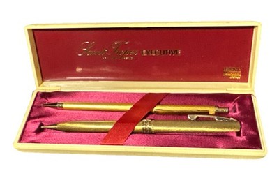 Vintage Marvy Saint Tropez Executive Pen + Pencil Set Uchida Japan